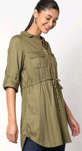 olive green dress