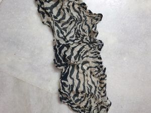 Zebra Print Scarf
