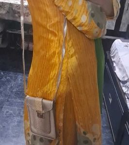 Light Golden Crossbody Bag