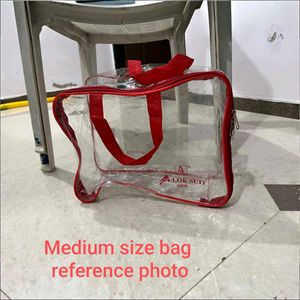 4 X Medium Size, Transperant Catalogue Bag