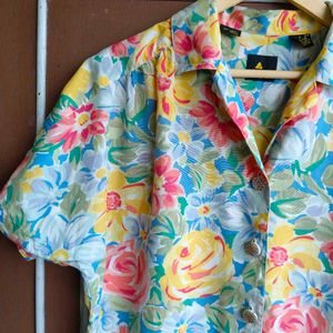 Floral Oversized Shirt