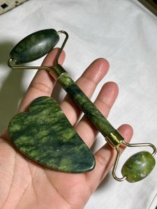 Face Massager Jade Roller And Gua Sha 💚