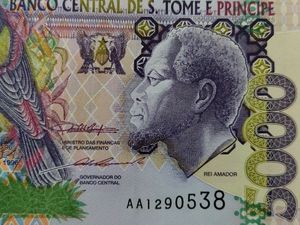 🔥Rare Sao Tome Principe 5000 Dobras UNC Note🔥