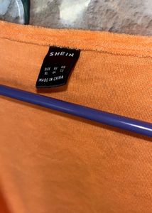 Orange Jacket Top