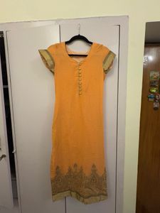 Peach Kurta set