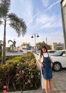 Denim Pinafore Dress