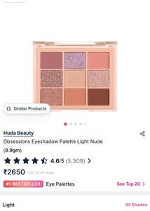 Huda Beauty  Nude Obsession S Eyeshadow Palate