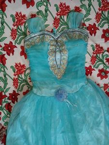 Sky Blue Princess Gown For Girls