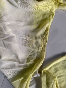 Yellow Embroidered Tunic