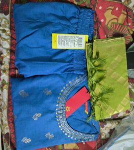 Brand New Vishudh Blue Kurti Pant with Dupatta