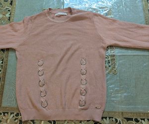 Stylish Pink Knit Sweater