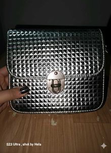 Stylish Silver Handbag
