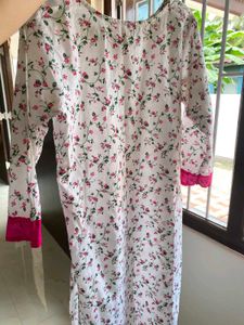 Floral Print Kurta