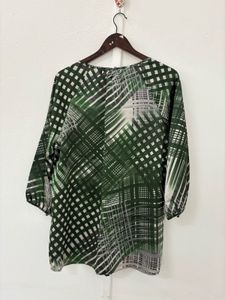 Green Satin Top