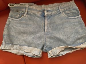 Light Blue Denim Short