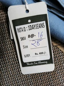 B@16 Size-28 Slim Jeans