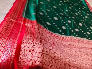 silk saree double colour very beautiful design