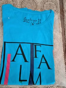 Brand New Womens Tshirt In Torquoise Colour