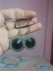 Black Dangle Earrings