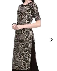 Abstract Patterned Brown Top🤎
