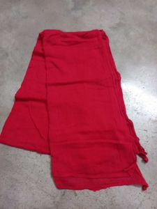 Two Dupattas  - Pink Striped &amp; Red