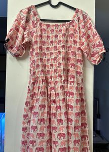 Elephant Printed Dress