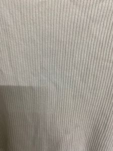 Ribbed Cropped White Tshirt