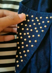 Striped Top with Bolero