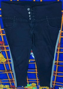 High Waisted Black Jeans