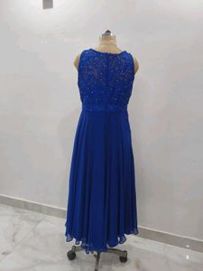 Elegant Blue Ethnic Gown