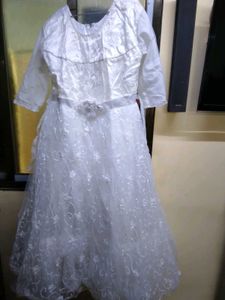white Ethnic Gown