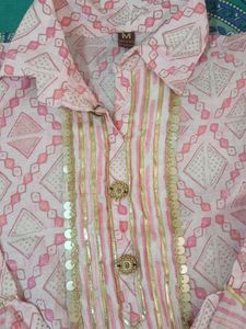 Pink Full Set Kurta
