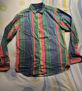 British 🇬🇧 Club Striped Button-Down Shirt