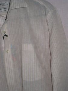 Men's Linen Striped Shirt