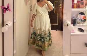 Floral Print Midi Dress Brand New
