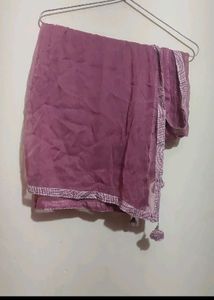 Light Purple🟣 Suit Salwar &amp; Dupatta For 40 Bust