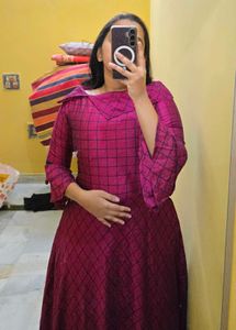 wine check off shoulder gown (Freebie Included)