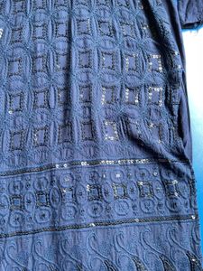 Navy Blue Kurti