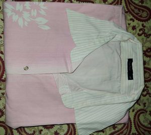 Combo SetWomen&#39;s Shirts - Blue Stripe &amp; Pink Flora