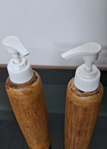 Bamboo Refillable Dispenser- Pack Of 2