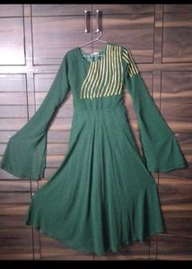Elegant Green Ethnic Gown