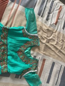Green Ethnic Gown