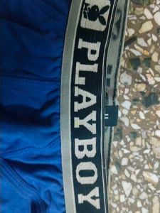 30-32 Size Used Playboy Blue Brief.