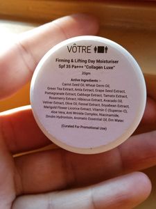 VotRE  Moisturiser