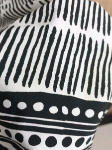 Zebra print Black and white frock | Brand : Easybu
