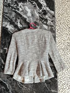 H&amp;M Tweed Peplum Jacket