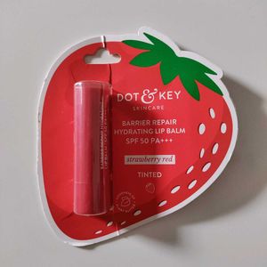 Dot & Key Lip Balm (Strawberry Red)