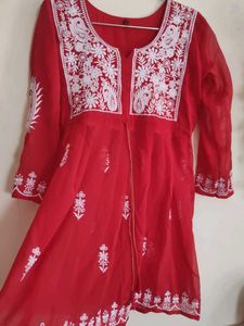 combo black and red kurti