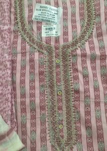 Blush Pink Cotton Salwar Suit