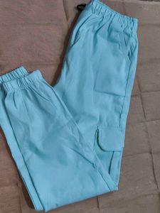 Sea green Cargo Joggers